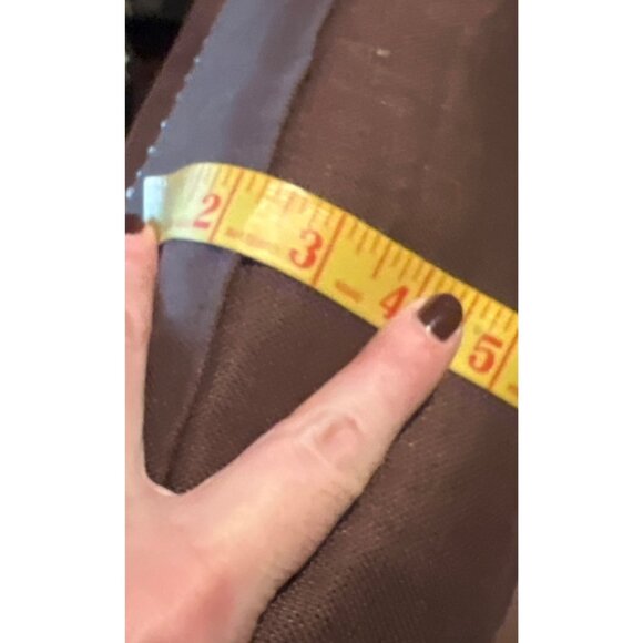 CBK 100% Linen Brown Pillow With Silver Accents - Picture 5 of 5